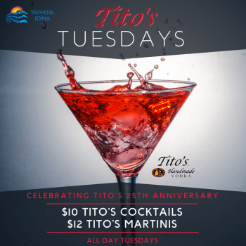 Kyma Tuesday Social Tito's